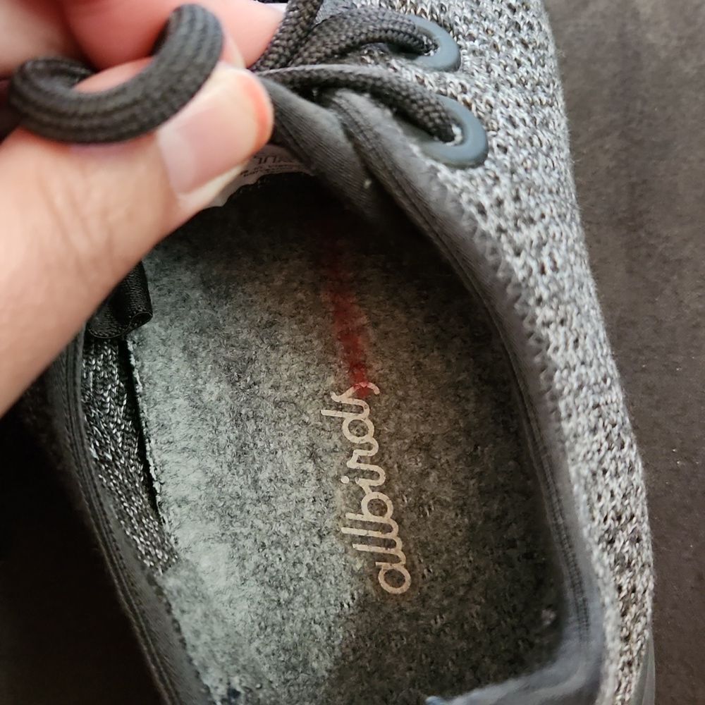 Allbirds Textured Wool Sneakers in Gray Size 8 Allbirds - Picture 10 of 13